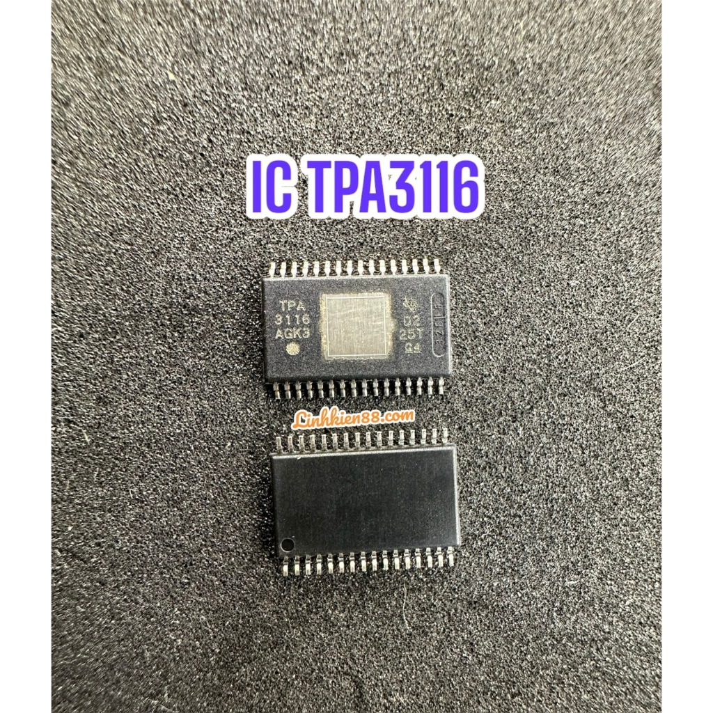 2 con IC công suất TPA3116D2 TPA3116 3116 mới chính hãng TI | Shopee ...
