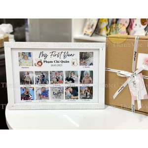 Khung sinh nhật, thôi nôi, kỷ niệm cho bé thiết kế theo yêu cầu