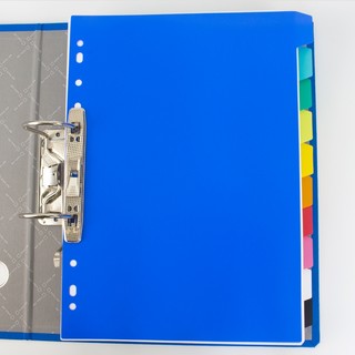 Phân trang nhựa nhiều màu KingJim 6, 10 màu bền dẻo 707-6GSV , 707-10GSV