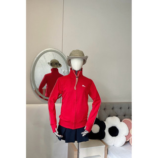 Áo Khoác Cotton Viền Sọc Tay [4 Túi]
