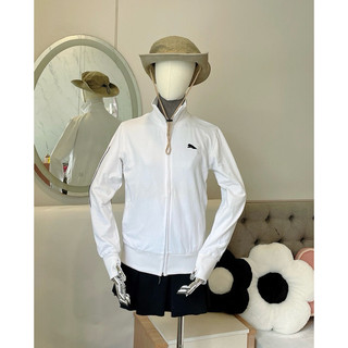 Áo Khoác Cotton Viền Sọc Tay [4 Túi]