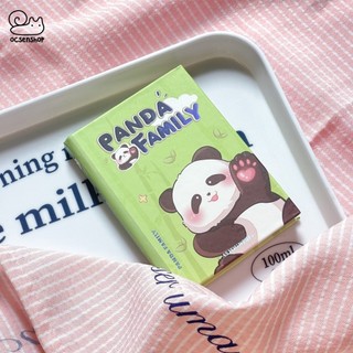 Sổ A7 bìa cứng Panda (trơn)