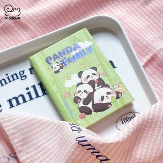 Sổ A7 bìa cứng Panda (trơn)