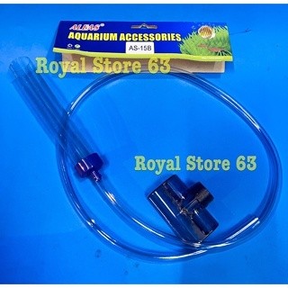 Bộ dụng cụ vệ sinh bể cá: hút phân kết hợp cạo rêu Jeneca AS-15B ALEAS