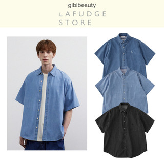 Áo sơ mi LAFUDGE City Boy Big Over Denim Short Sleeve Shirt