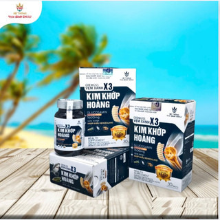 KHỚP KIM HOÀNG bổ khớp, tăng tiết dịch Khớp, phục hồi mô sụn, dùng cho người đau khớp, thoái hóa khớp, hộp 30 viên
