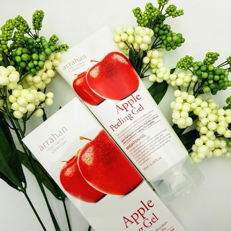 Tẩy da chết Hàn Quốc chiết xuất táo hiệu Arrahan. Bước quan trọng trước khi make up.