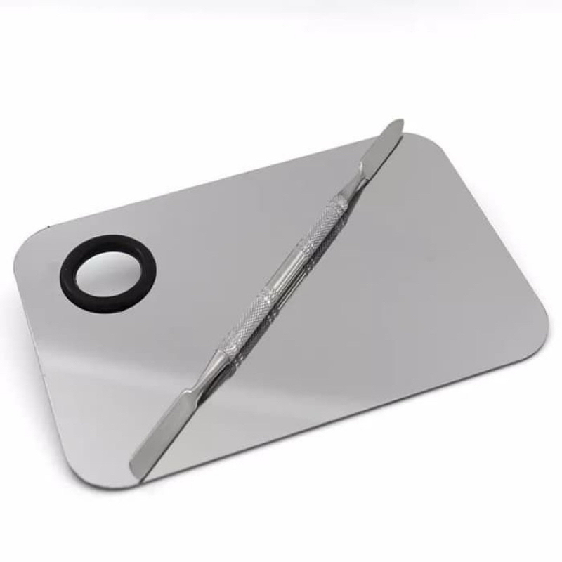 Hàng loại 1, khay inox pha nền, chất liệu không gỉ sét, dễ vệ sinh.