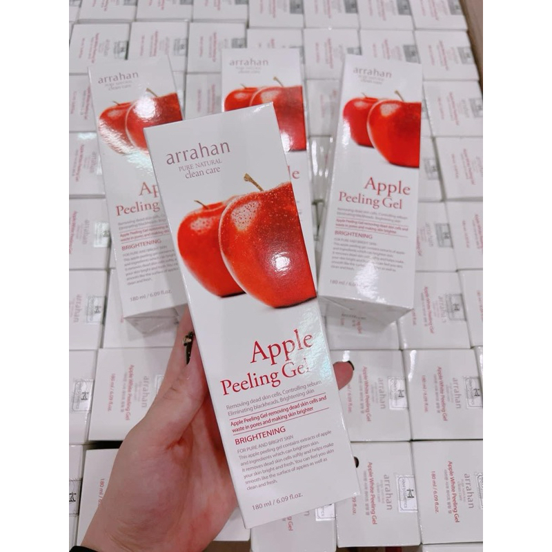 Tẩy da chết Hàn Quốc chiết xuất táo hiệu Arrahan. Bước quan trọng trước khi make up.