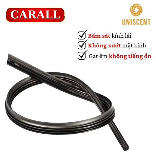 [1 Cây] Gạt Mưa Ô Tô Silicon/ Gạt Mưa Silicon/ Gạt Mưa Xương Mềm- RUIDA- Ngàm U Size 16in-24in
