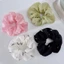 Scrunchies cột tóc vải voan cao cấp kính mĩ chíu chíu dưới nắng vàng handmade