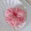 Scrunchies cột tóc vải voan cao cấp kính mĩ chíu chíu dưới nắng vàng handmade