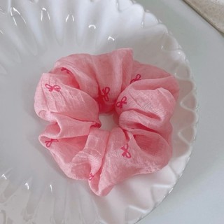 [Hàng thiết kế] Scrunchies cột tóc vải voan cao cấp kính mĩ chíu chíu dưới nắng vàng handmade
