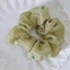 Scrunchies cột tóc vải voan cao cấp kính mĩ chíu chíu dưới nắng vàng handmade
