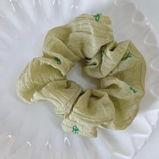 [Hàng thiết kế] Scrunchies cột tóc vải voan cao cấp kính mĩ chíu chíu dưới nắng vàng handmade
