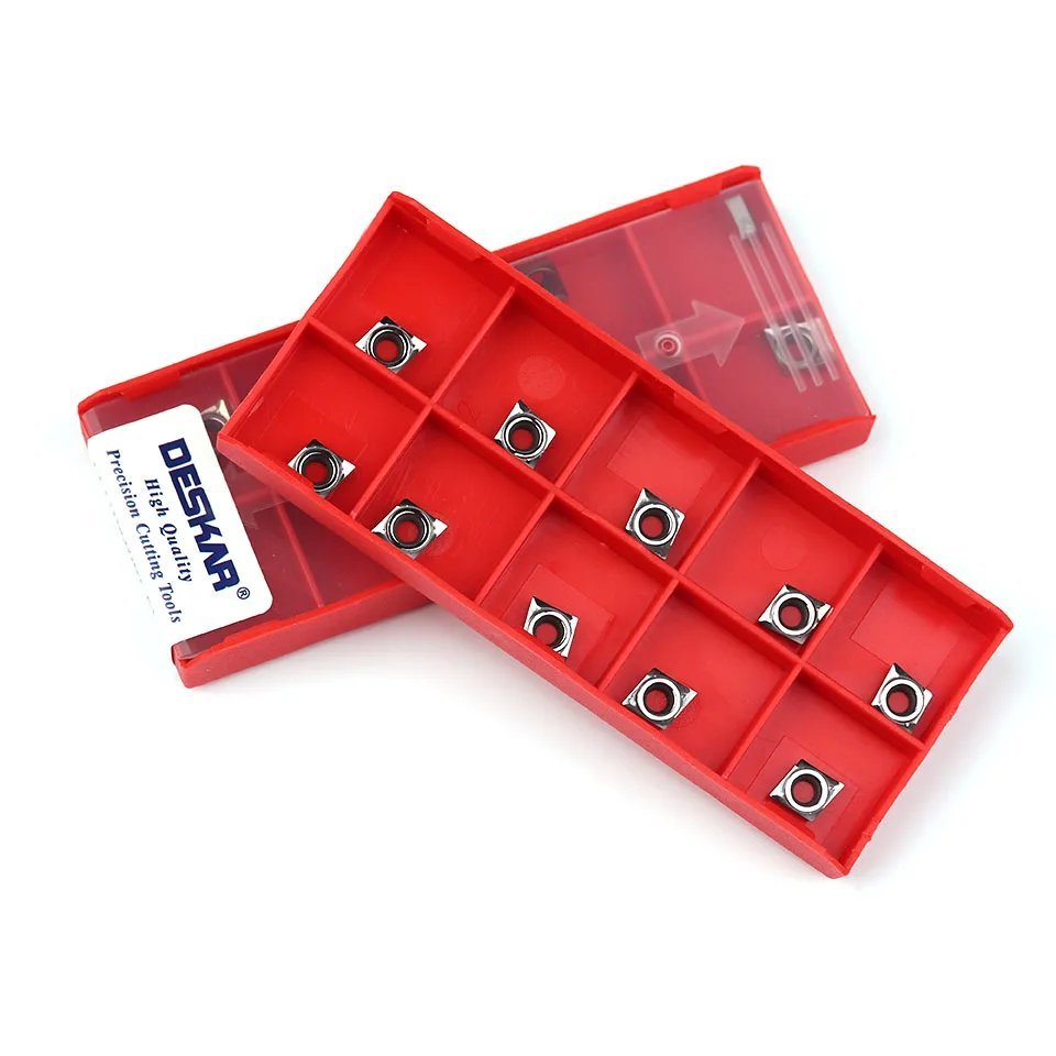 Mảnh dao chíp tiện C06 (CCGT060204) Deskar, chuyên tiện nhôm, đồng, nhựa ..