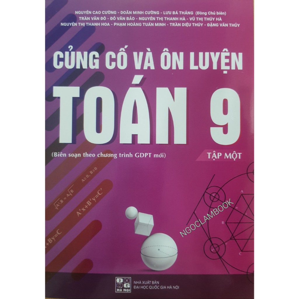 Ảnh Sách - Combo Củng cố và ôn luyện Toán 9 2