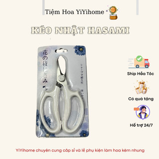 Kéo Nhật HaSaMi Lưỡi Thép Không Gỉ, Kéo Cắt Đồ Thủ Công HandMade YiYihome