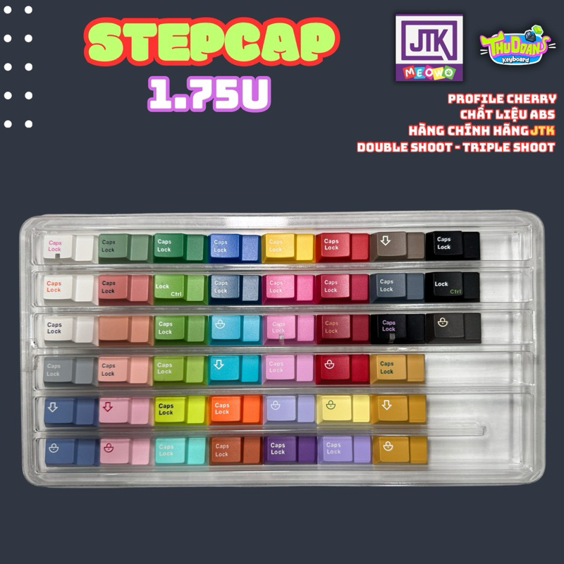 Keycap JTK | STEPCAP R3 | Keycap lẻ | Mod JTK | Hàng grab | Double ...