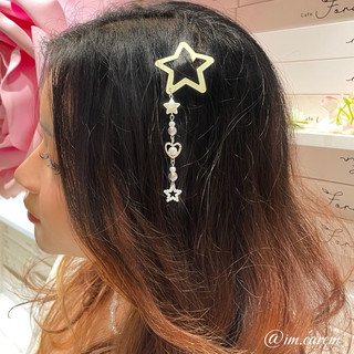 [Đợt1] Kẹp Tóc 𝐂𝐔𝐓𝐈𝐄𝐒 - Kẹp Tóc Ngôi Sao Y2K, Phụ Kiện Hè Kết Charm Nhiều Màu Sắc Handmade by Carem