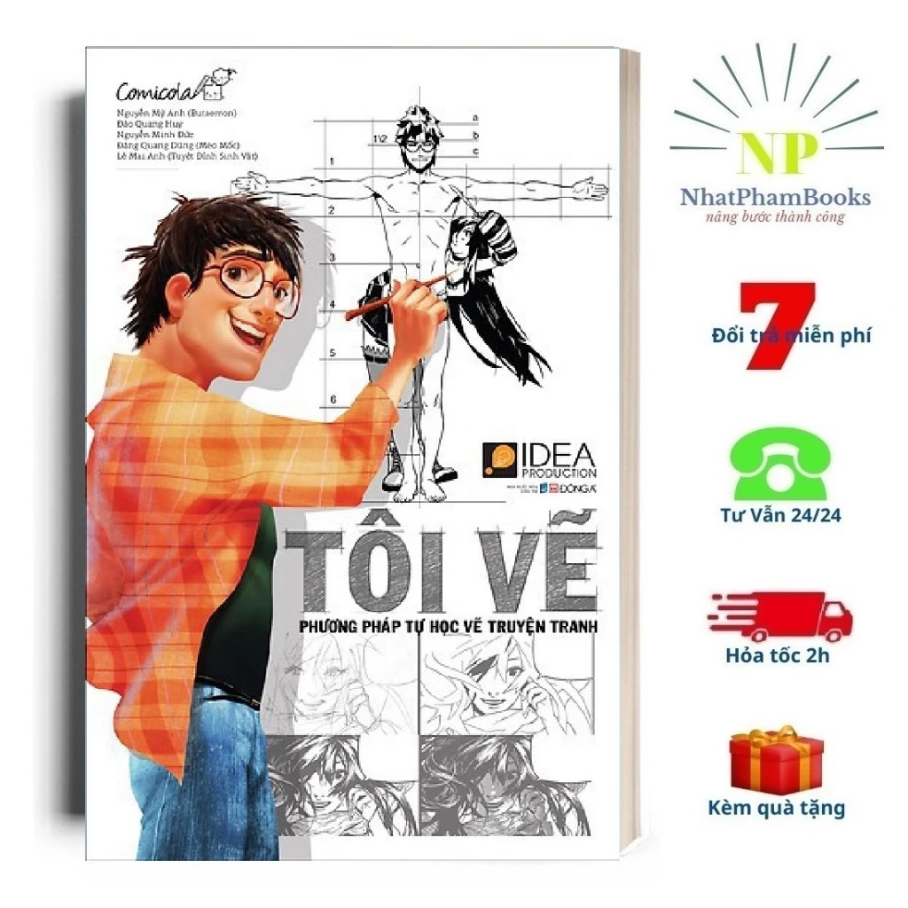 Sách - Tôi Vẽ - Phương Pháp Tự Học Vẽ Truyện Tranh (Tái Bản)