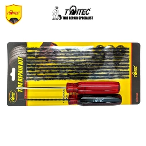 Bộ dụng cụ dùi vá lốp 2 chi tiết, bộ vá lốp xe máy, vá lốp không săm, TAITEC LHT-1114C, dụng cụ sửa xe máy tại nhà