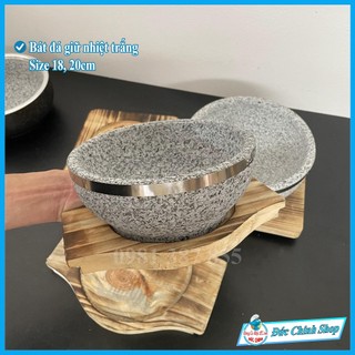 Bát đá giữ nhiệt, thố đá chuyên phở bát đá, mỳ cay