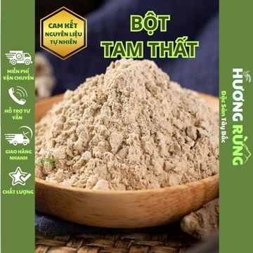 BỘT TAM THẤT BẮC, Nguyên chất 100%, Bột xịn Không Pha - Tốt Cho Sức Khỏe - Dược Liệu Quý Tây Bắc