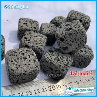 Đá xông hơi, Đá cuội nướng, khi thác từ phôi đá nhập khẩu