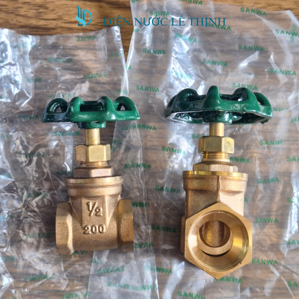 Van nước , van khóa nước Sanwa bằng đồng loại khóa tổng ( van cửa ...