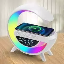 Loa Bluetooth chữ G BT-3401 tích hợp đa chức năng, đèn ngủ, đồng hồ, báo thức, sạc không dây, nghe nhạc âm thanh chuẩn