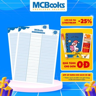 Giấy học từ vựng thông minh cùng MCBooks