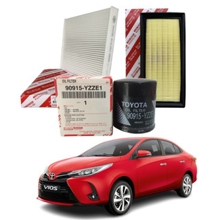 {Toyota Vios} Combo Lọc dầu nhớt - Lọc điều hòa - Lọc gió động cơ xe Toyota Vios