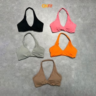 Áo Bra Lux Quai Yếm Xoắn Ngực Onfit Nữ Tập Gym Yoga Thể Thao Pilates, Yoga, Pickleball BRS24006