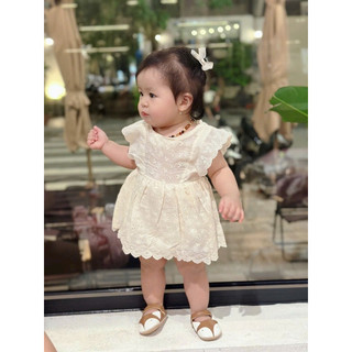 [Hàng THIẾT KẾ] Body Váy tiểu thư kiểu Hàn Cho Bé Gái Sơ Sinh, Đầy Tháng, Thôi Nôi, Sinh Nhật