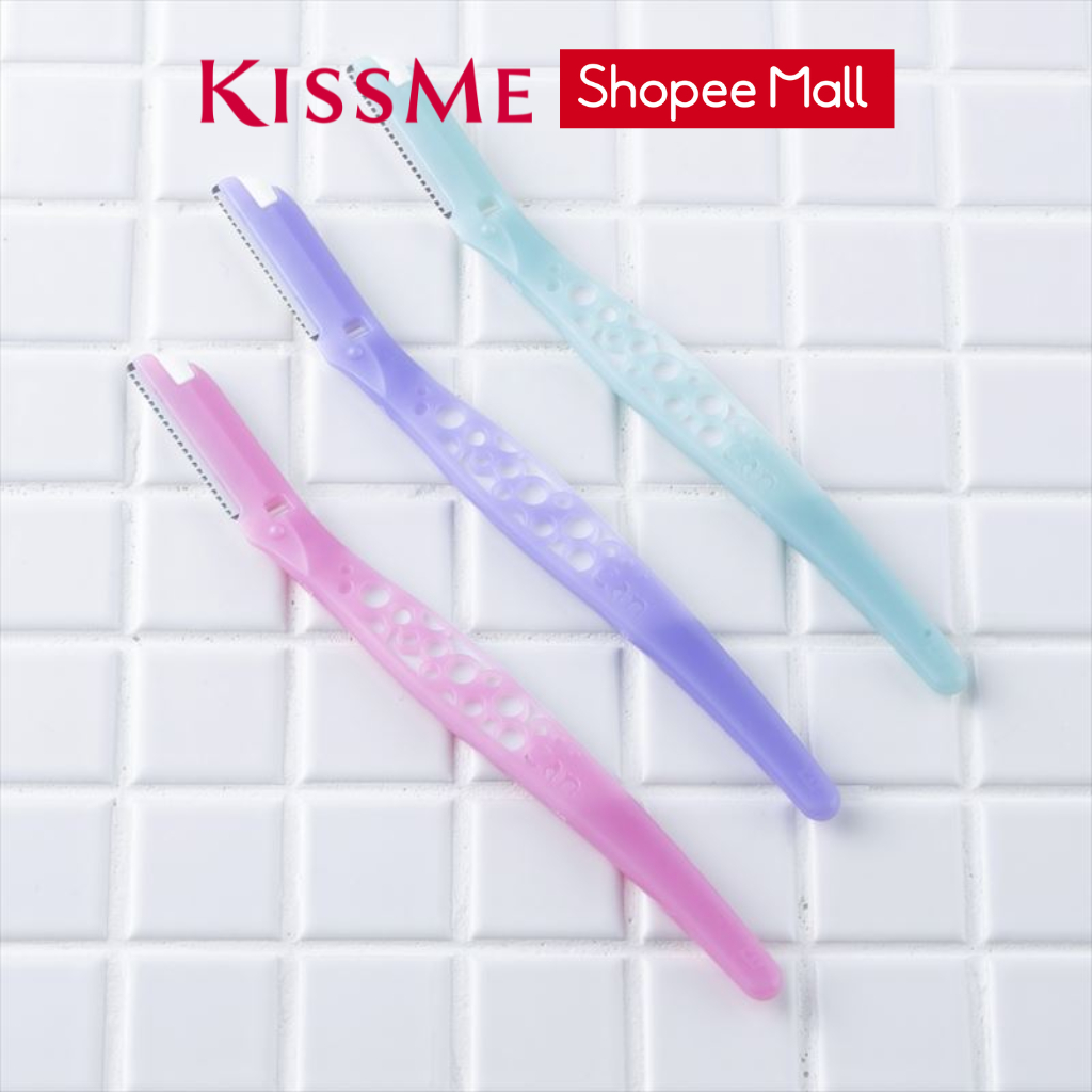 Ảnh Set 3 Dao Cạo Lông Mặt Cán Dài Kai Razor Can For Women Lưỡi Dài có nắp nhựa bảo vệ 4