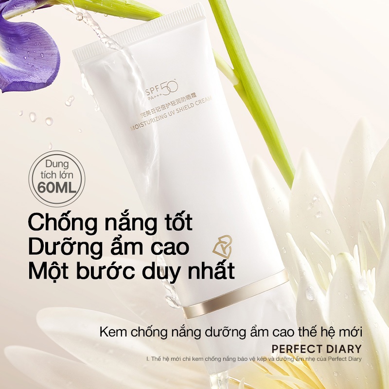 Ảnh Set Kem Chống Nắng 60ML + Sữa Rửa Mặt Perfect Diary Axit Amin 200ML Tiết Kiệm 1