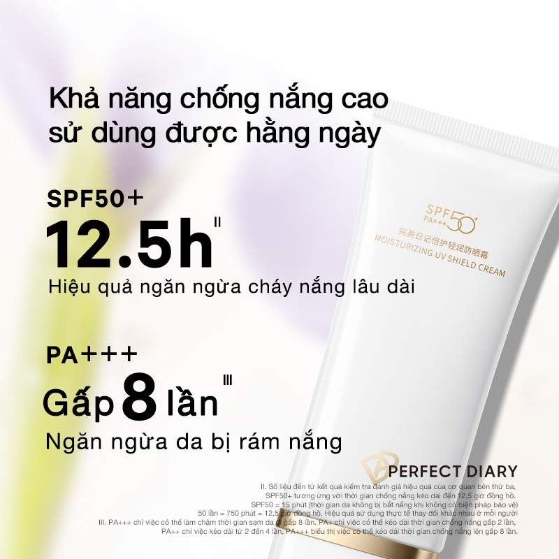 Ảnh Set Kem Chống Nắng 60ML + Sữa Rửa Mặt Perfect Diary Axit Amin 200ML Tiết Kiệm 2