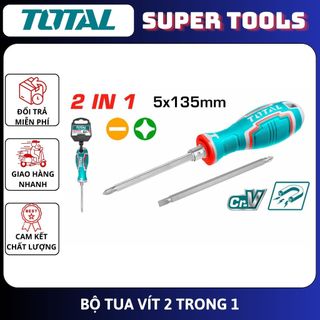 ĐỒ NGHỀ TOTAL Bộ tua vít  2 trong 1 THT250226 HÀNG CHÍNH HÃNG>