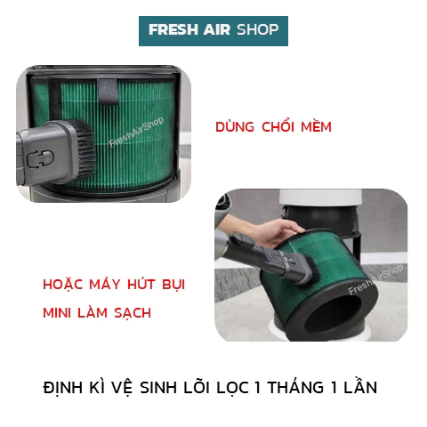 Lõi Lọc Rogerseller® tương thích Máy Lọc Không Khí LG Puricare 360 Hit, LG 1 tầng, 2 tầng. Lõi lọc Hepa Máy Lọc LG – 4