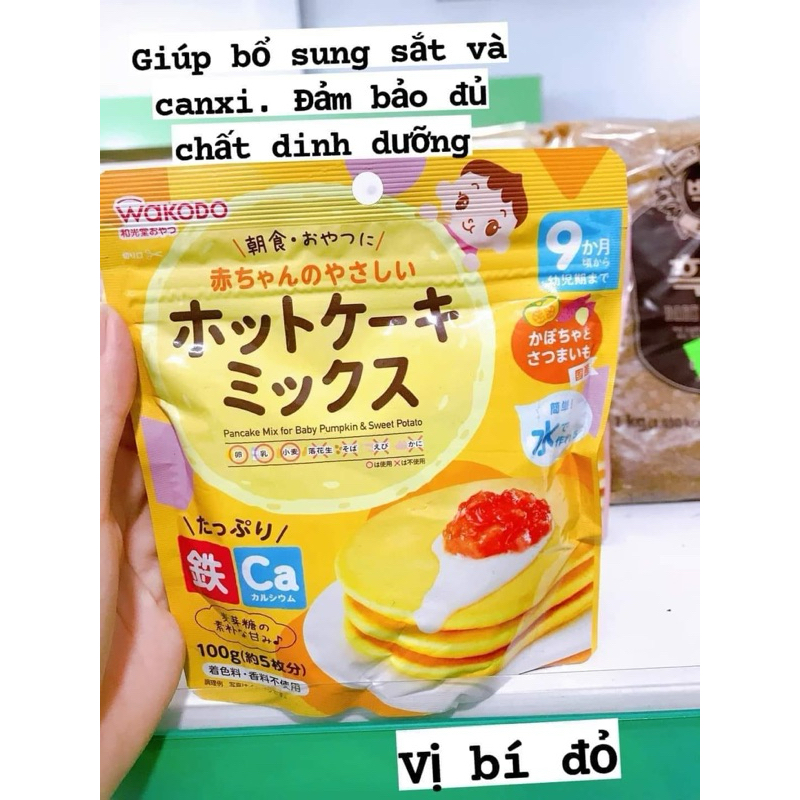 Bột làm bánh Pancake Wakodo - Morinaga - Topvalu tibongstore