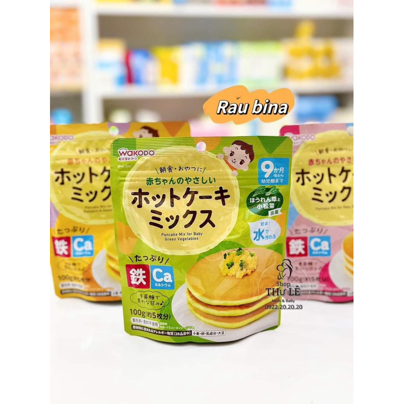 Bột làm bánh Pancake Wakodo - Morinaga - Topvalu tibongstore