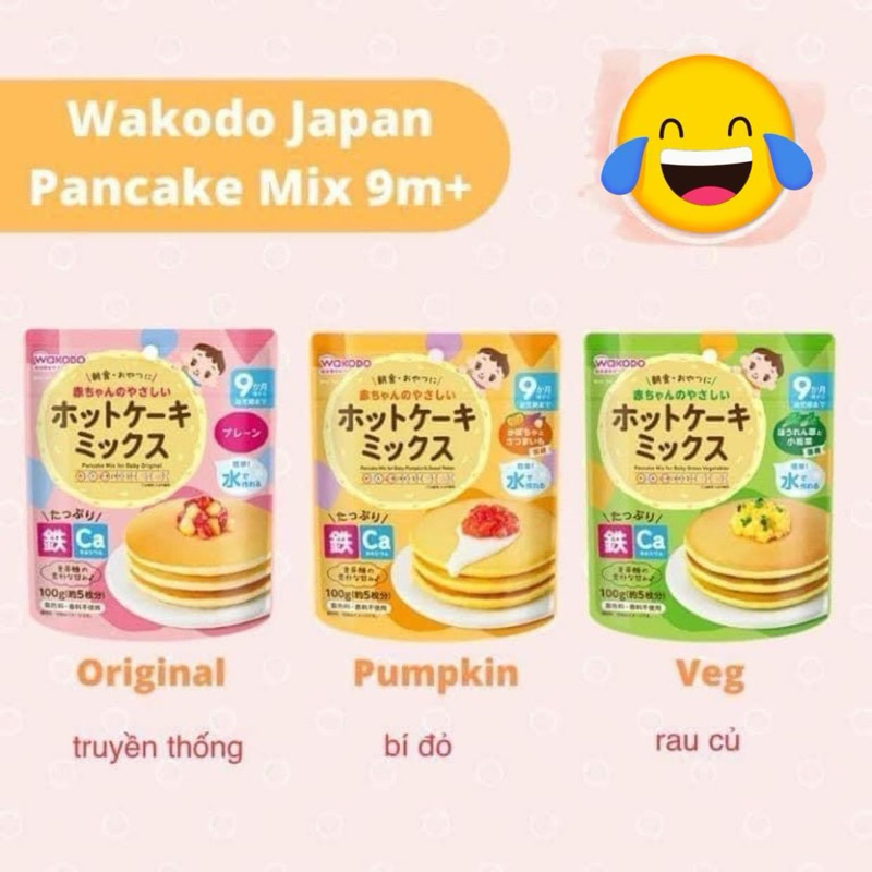 Bột làm bánh Pancake Wakodo - Morinaga - Topvalu tibongstore