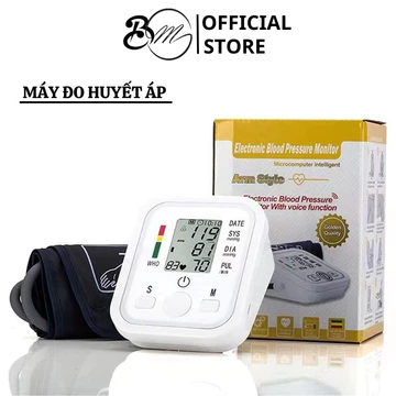 Máy Đo Huyết Áp Nhịp Tim Điện Tử Bắp Tay Tự Động Phiên Bản Cao Cấp Giọng Tiếng Việt 1001179