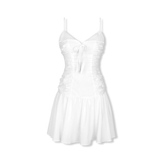 [Deal Độc Quyền] Đầm Ngắn Nữ Lungneck Top Mixed, Chất Vải Linen Thoải Mái, WDN083 SOME HOW STORE