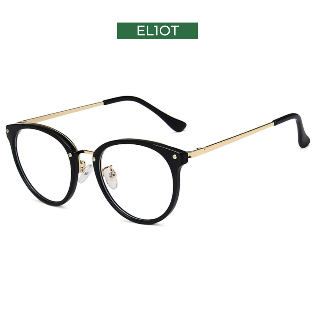 Gọng kính cận nữ ELIOT Eyewear chất liệu nhựa khung kim loại kiểu dáng thời trang 16702
