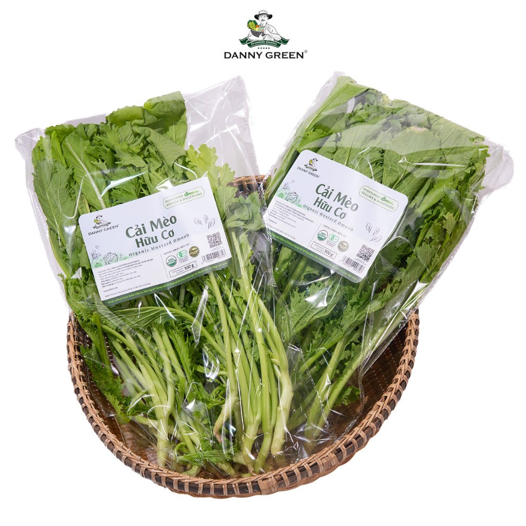 Rau Cải Mèo Hữu Cơ DannyGreen (Túi 300g) | Shopee Việt Nam