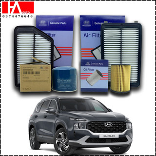 {Hyundai Santafe máyxăng} Combo Lọc dầu nhớt - Lọc điều hòa - Lọc động cơ Hyundai Santafe máyxăng