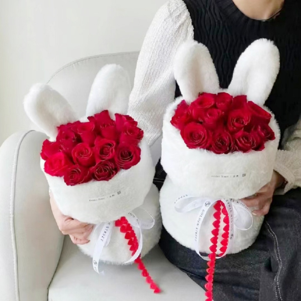 Bó Hoa sáp tai thỏ quà tặng sinh nhật ngày lễ. sét hoa sáp tặng người thương ngày lễ sinh nhật...valentine, 8/3