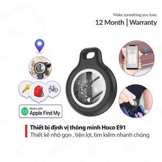 Thiết Bị Định Vị GPS Hoco E91 Toàn Cầu Chất Liệu ABS Cao Cấp, Tìm Kiếm Chìa Khóa, Ví, Túi, BH 24T